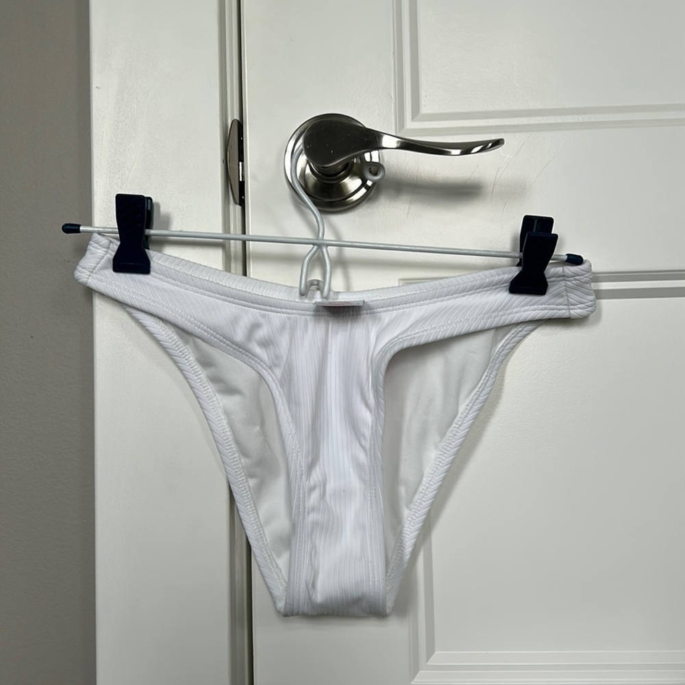 Small White Target Bikini Bottoms